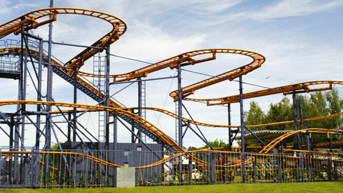 Werbung | Vorgarten Achterbahn 2.14 Mio.-teiliger Bausatz – Die eigene Achterbahn für den Garten