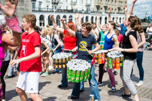 Pringles_Schlagzeug-Performance