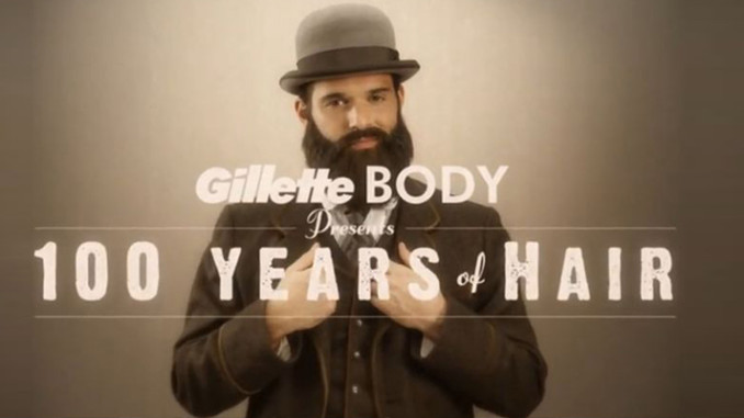 100 Years of Hair | Gillette BODY Razor Commercial