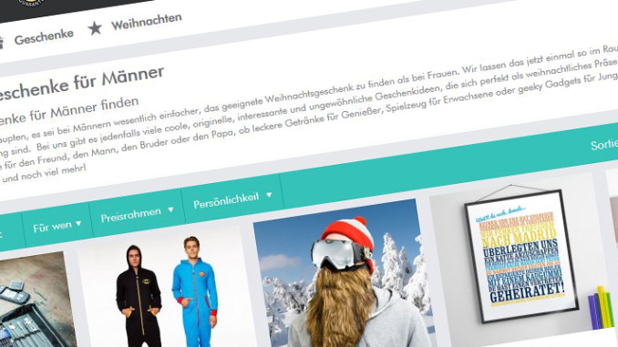 Weihnachtsgeschenke für Männer – Geschenkideen für echte Kerle