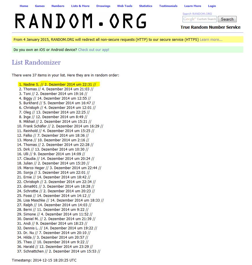 Gewinnspiel