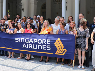 Singapore Airlines Gruppenbild