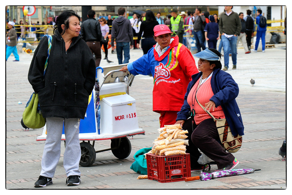 Menschen aus Bogota