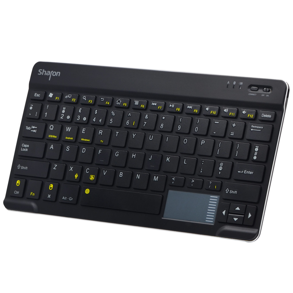 Sharon 4-in-1 Ultraslim Bluetooth Tastatur von LEICKE