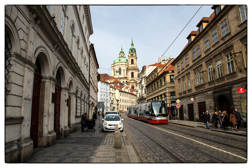 Prag Innenstadt Straßenbahn