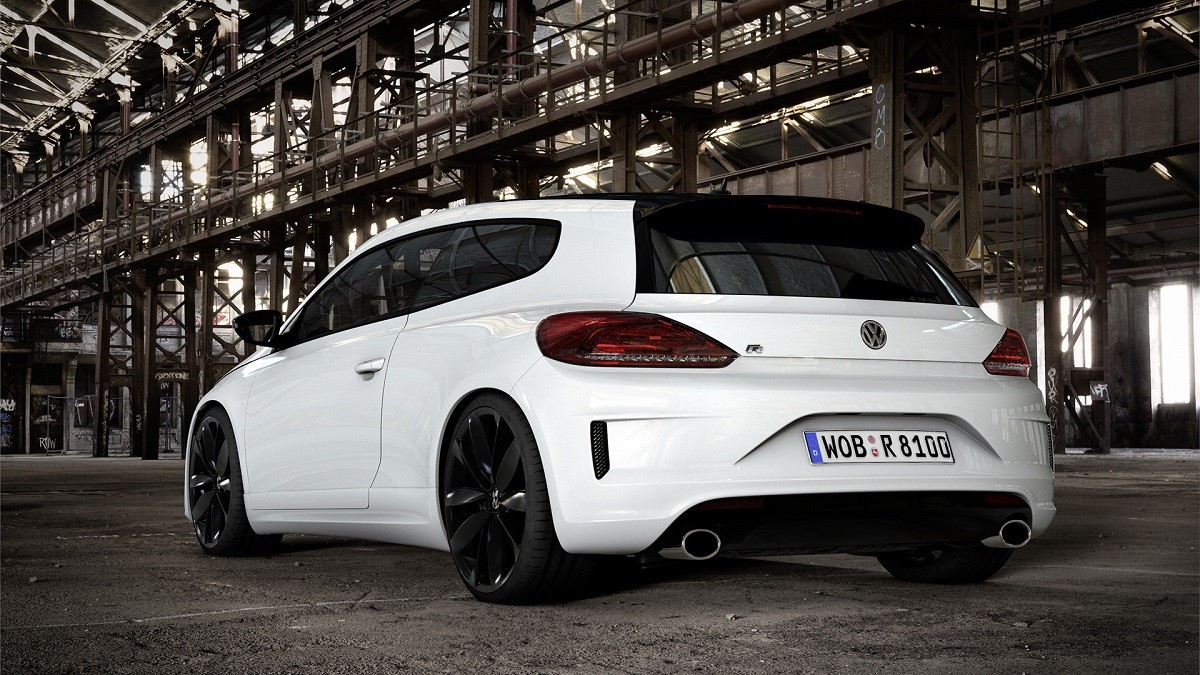 Schwarzmalerei Der Vw Scirocco R Black Style Trendlupe