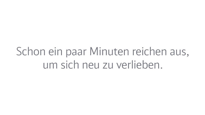 Deutsche Bahn „Sich wieder neu verlieben“ - #zeitzuzweit