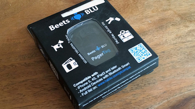 Beets Blu Pager Tag