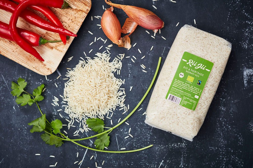 Rii Jii Basmati Reis – biologisch angebaut und Fairtrade zertifiziert