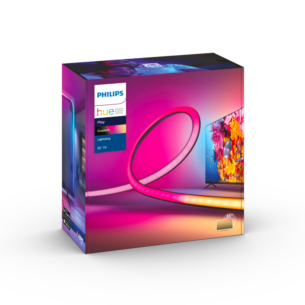 Philips Hue Play Gradient Lightstrip + PHILIPS Hue Play HDMI Sync Box