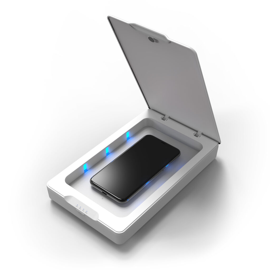 InvisibleShield UV-Sanitizer - UV-C-Technologie desinfiziert Smartphones und andere Gegenstände in fünf Minuten