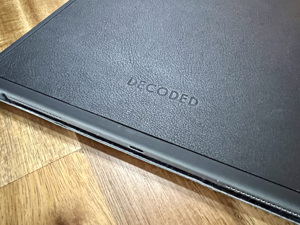 Decoded Leather Slim Cover 12.9 inch iPad Pro 2018/20/21 Black