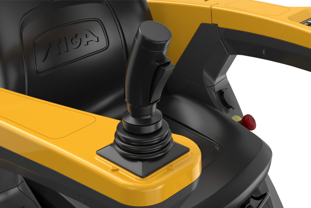 STIGA Gyro - Aufsitzrasenmäher mit Joystick-Steuerung