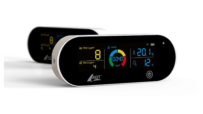 Saubere Luft unter Kontrolle - AGT Präzisions-Hygrometer mit Luftqualitätsmesser