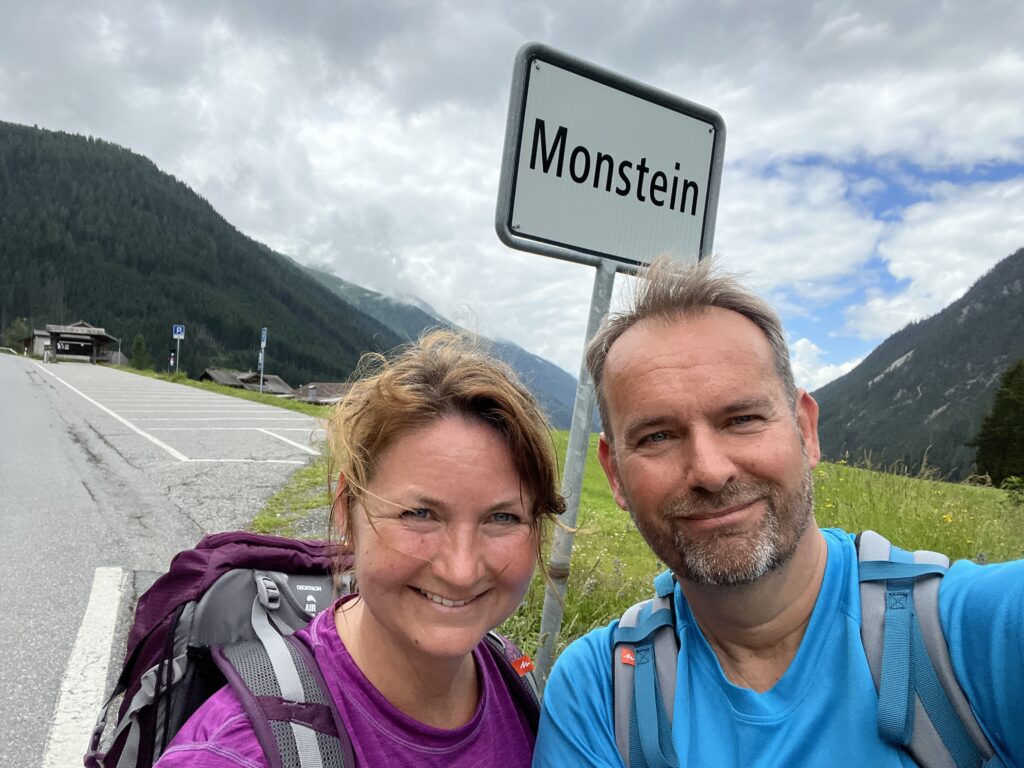 Das Dorf Monstein bei Davos in Graubünden