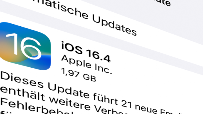iOS 16.4 Update: Neue Funktionen für iPhone und iPad