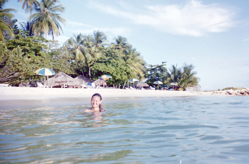 Kerstin auf Tobago