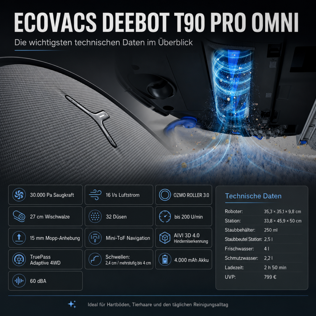 ECOVACS DEEBOT T90 PRO OMNI