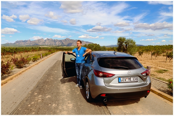 Fotos von der Mazda3 Probefahrt in Barcelona #mazda3