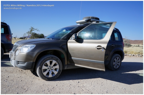 skoda yeti in namibia