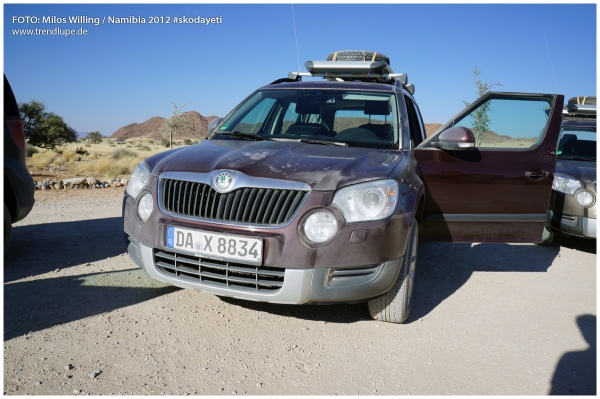 skoda yeti in namibia