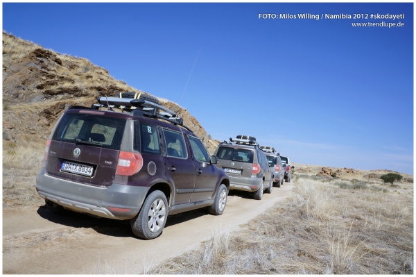 skoda yeti in namibia