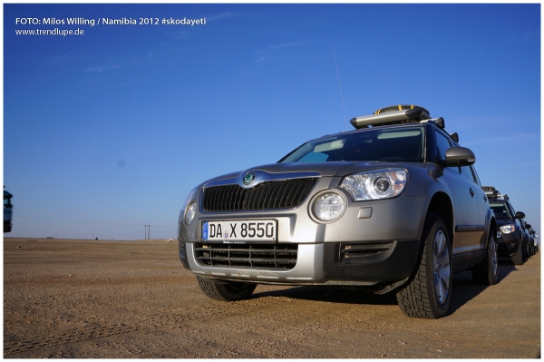 skoda yeti in namibia