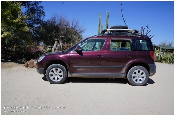 skoda yeti in namibia