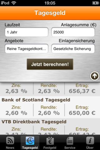 Tagesgeld Info App